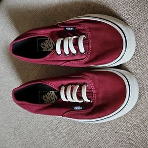 Burgundy/Maroon Vans